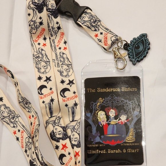 Hocus Pocus Sanderson Sisters Lanyard ID Holder Loungefly NEW - Picture 10 of 10